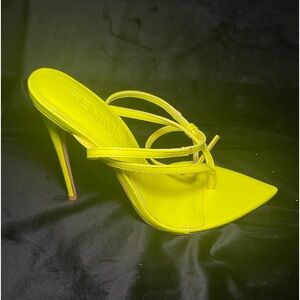 Neon Thong Sandals